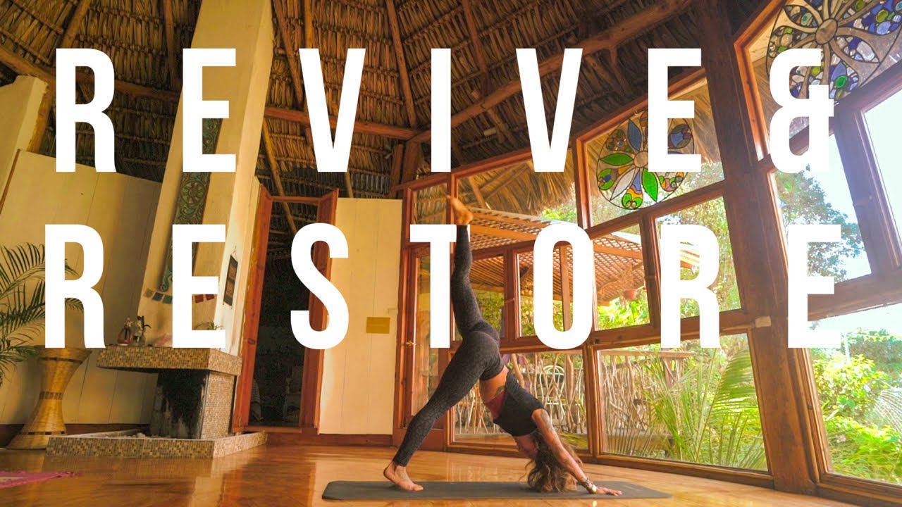 Full Body Yoga - Restore, Revive, & Relax || Beginner Stretch Routine for Strength & Flexibility