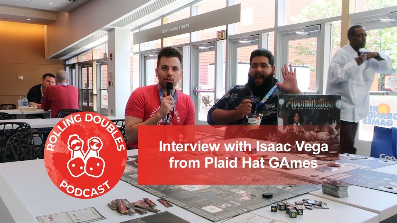 Origins Game Fair 2019 interview w/ Isaac Vega from Plaid Hat Games