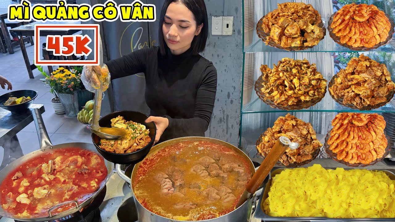 Chơi Lớn Mì Quảng Cô Vân 49K Đổi Mặt Bằng Mới Còn Miễn Phí 100% Bất Kể Khách Quen Hay Lạ