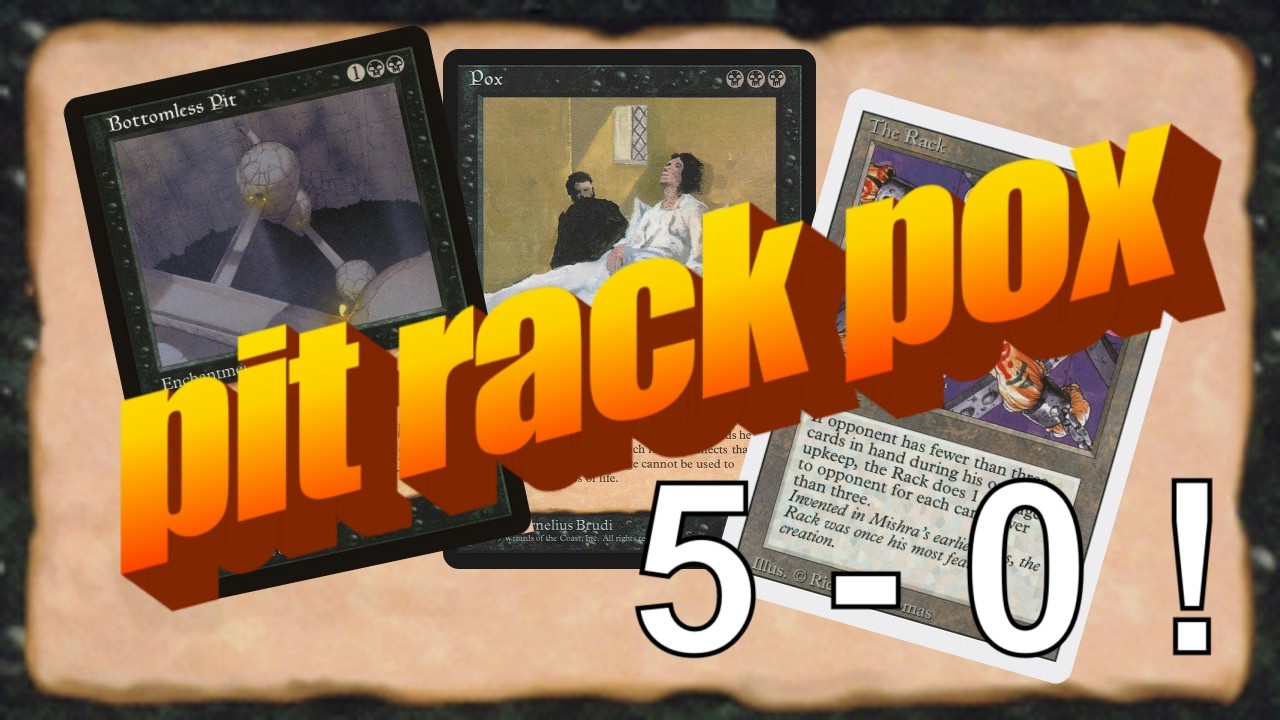 5-0 with Pit Rack Pox!
