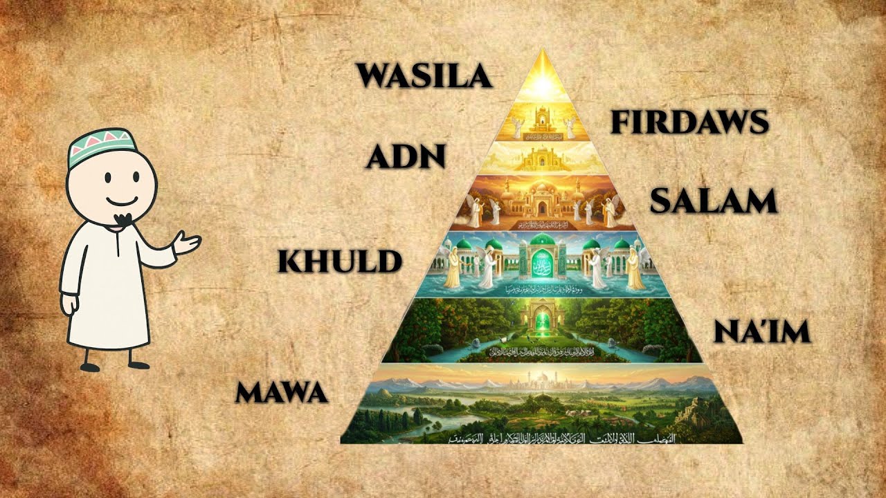 Every Level Of Jannah (Paradise) Explained - The Beautiful Rewards That Awaits! Islamic Knowledge