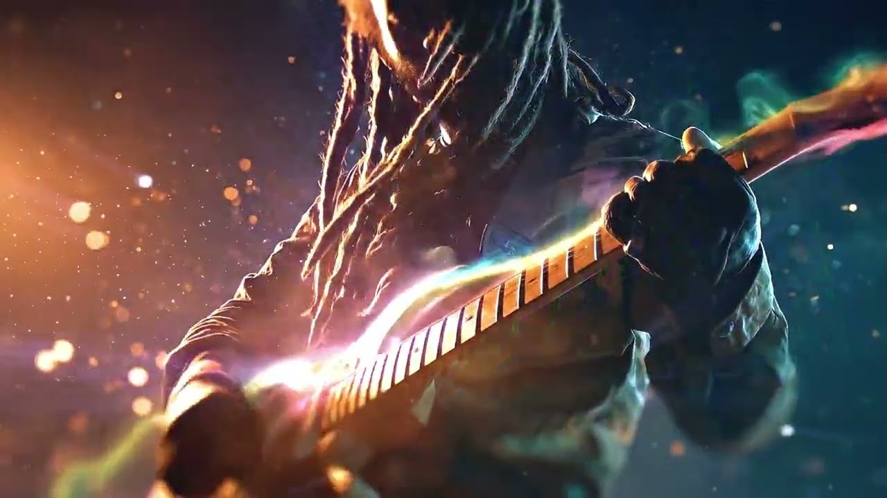 Lion’s Chant Rising – Cosmic Roots Reggae Visualizer