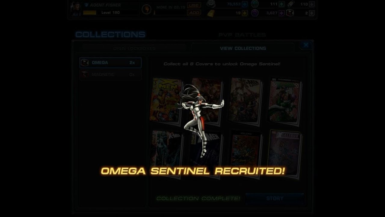 Marvel Avengers Alliance Omega Sentinel Recruited