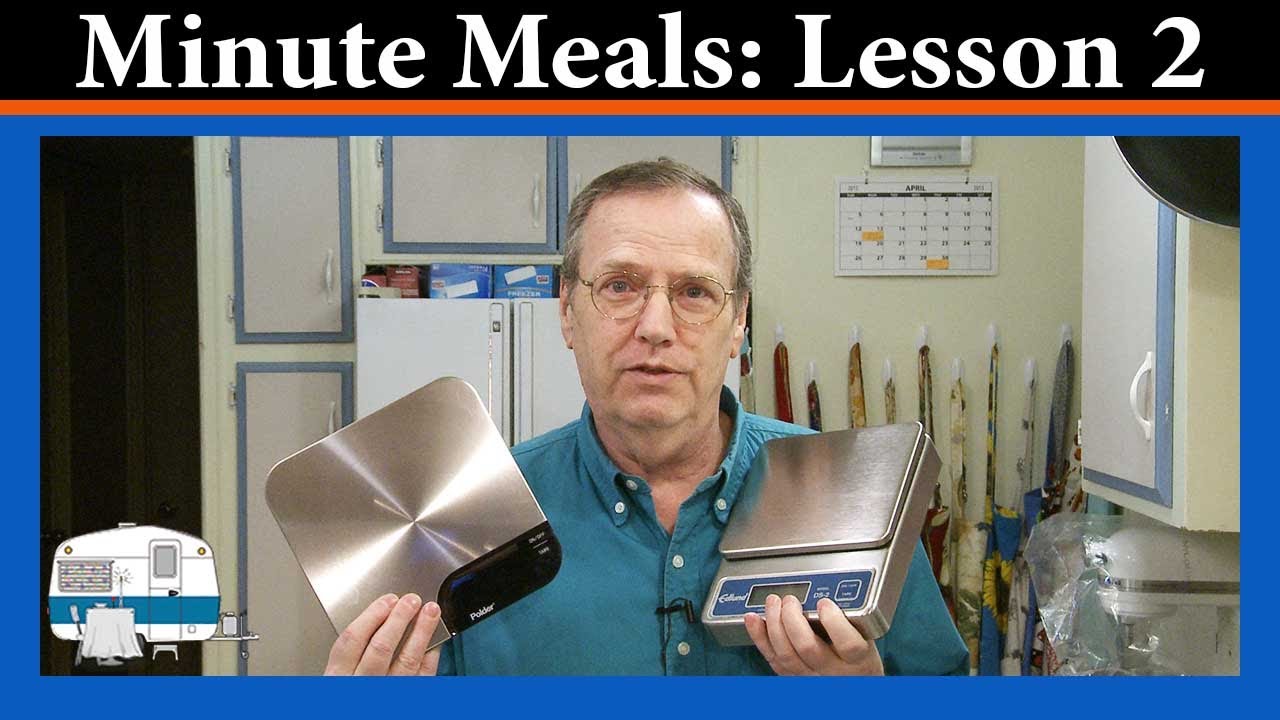 Minute Meals Lesson 2 - Materials