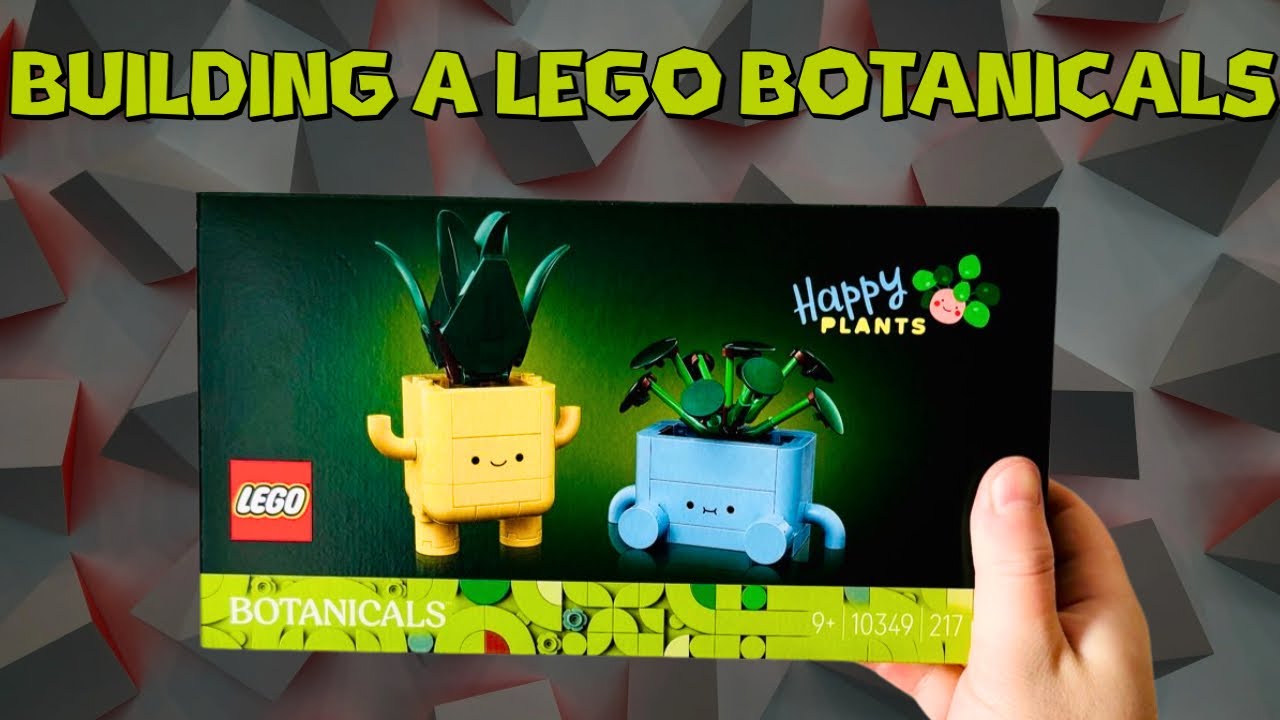 Opening The LEGO Botanicals 10349 Happy Plants