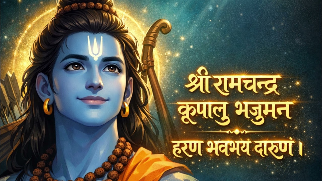 Shree Ram Chandra Kripalu Bhajman – Ram Stuti | Soulful Shri Ram Bhajan | Peaceful Devotional Song