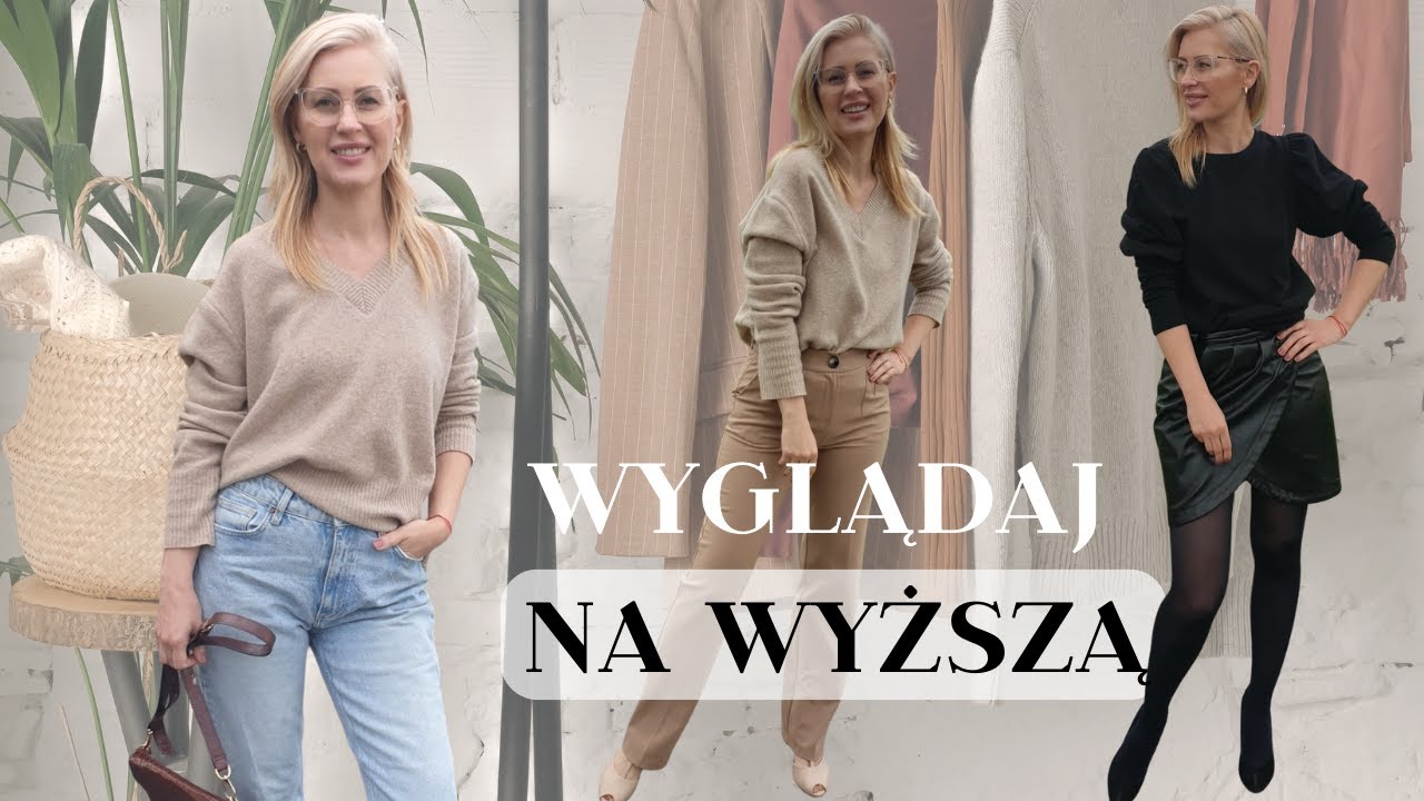 Jak wyglądać na wyższą 🔥10 sekret&oacute;w dla niskich kobiet I Agnieszka Nortey Stylistka