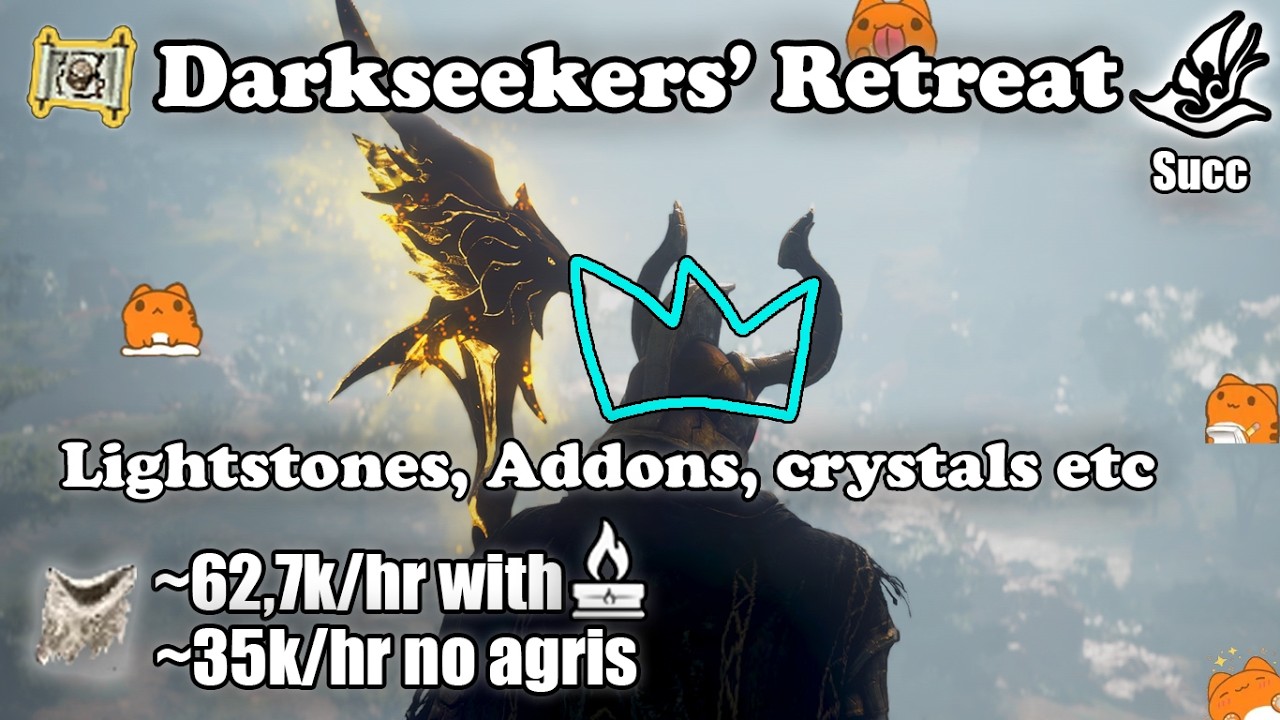 BDO | Darkseekers - Succ Wiz, ~62,7k/hr, L2 scroll with agris