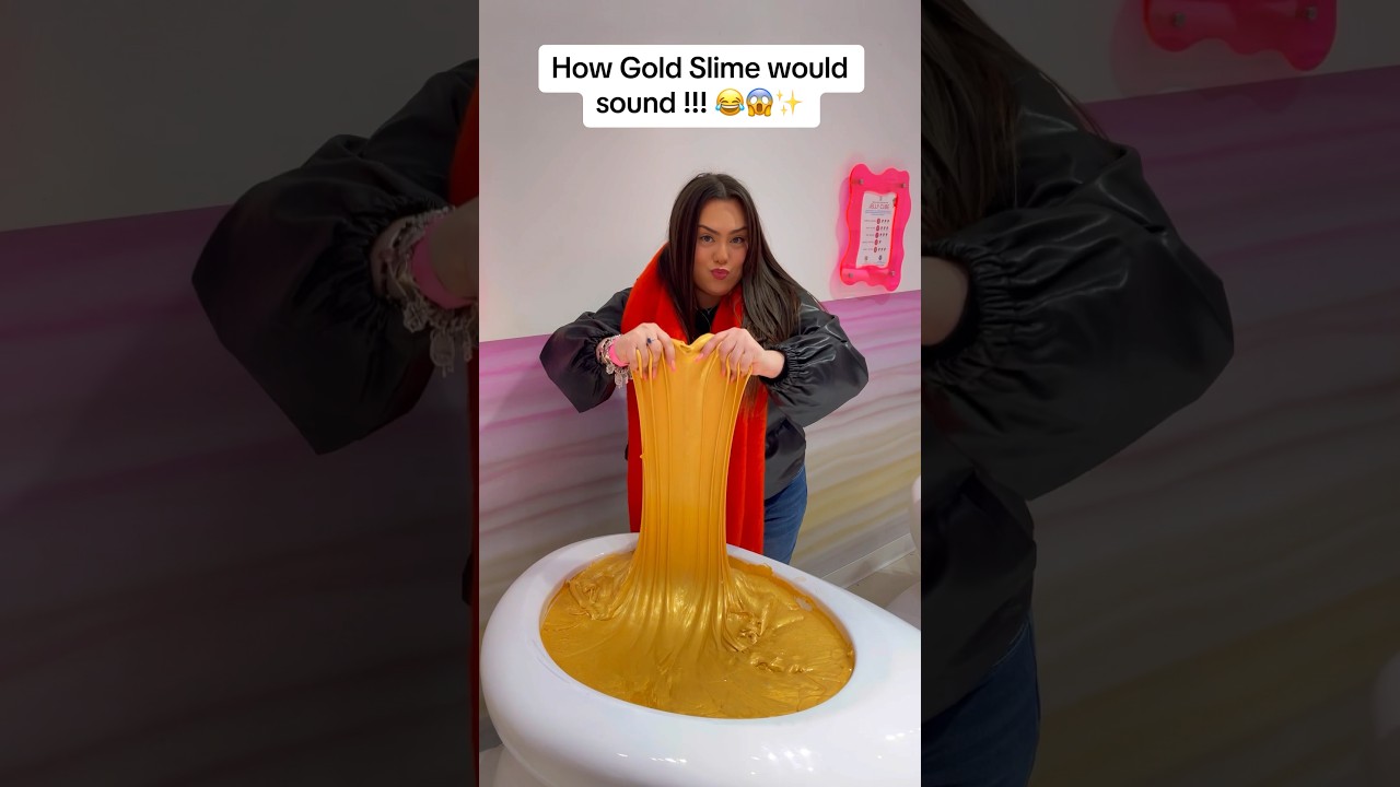 How Gold Slime Would Sound 😂😱 #shorts