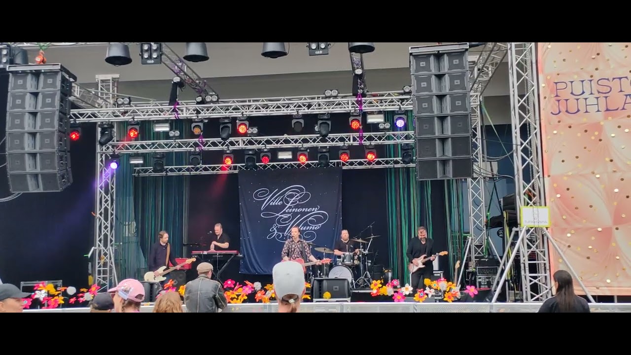 Ville Leinonen & Valumo - Tää On Se Ilta/Yöaikaan - Live - Puistojuhlat 2025 - Jyväskylä - 3.7.2025