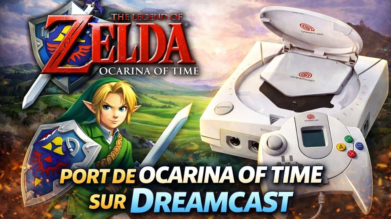 ZELDA OCARINA OF TIME SUR DREAMCAST 😱