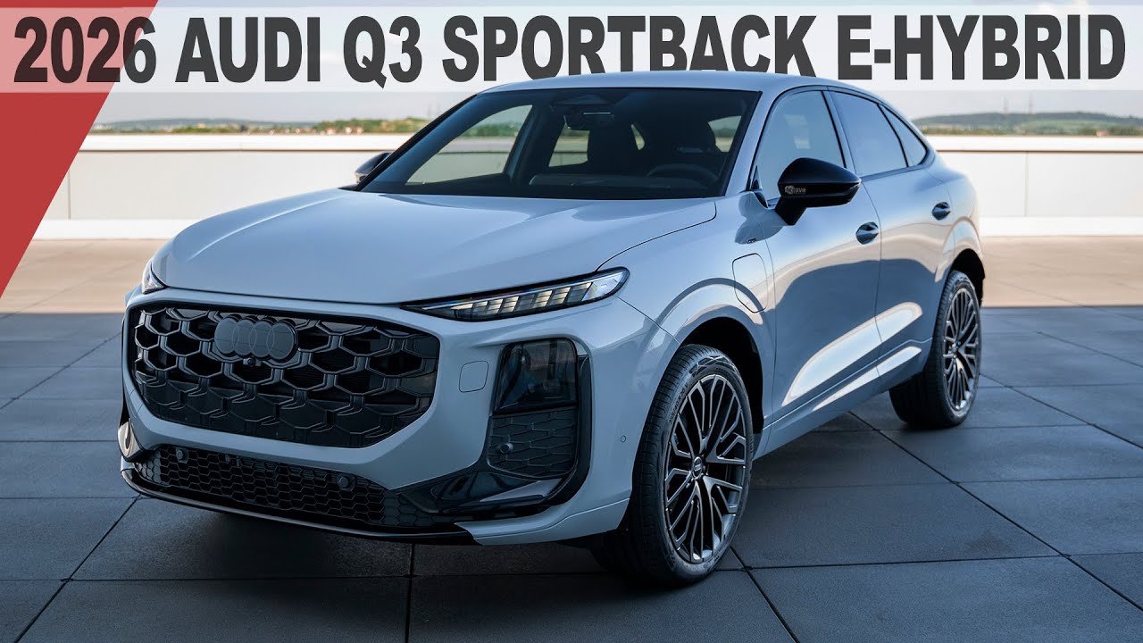 World Premiere! 2026 AUDI Q3 SPORTBACK E-Hybrid 272hp - In full detail
