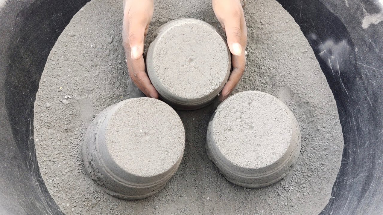 |ASMR| Super soft dusty sand cement dry+water 💦 crumbling |Sleep Aid| |Oddlysatisfying|