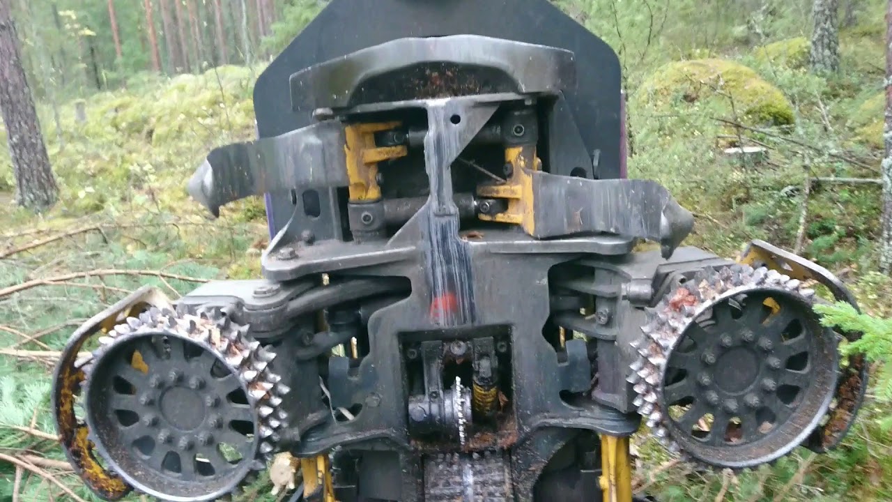 Moton tarkastusmittaus ja kouran mittaus tekniikka. Ponsse Scorpion King H7.