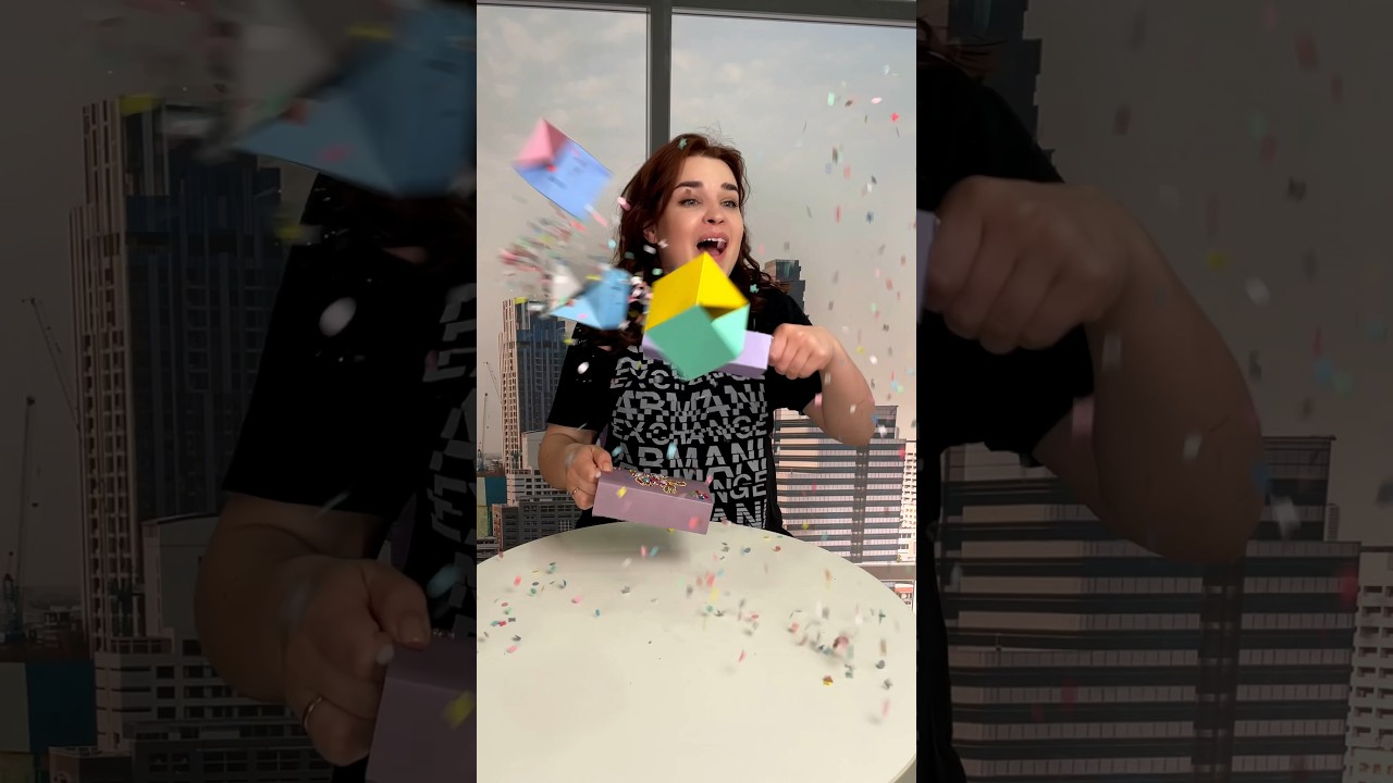 What a Surprise?! Cool Prank Gift Box. Full Tutorial on @JollyBattle Channel🤩#shorts #gifts #prank