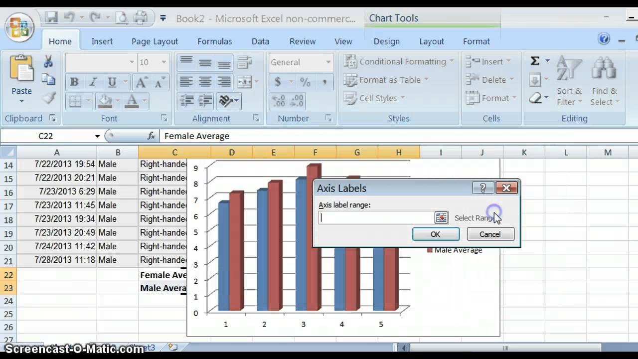 Hand Data Screencast