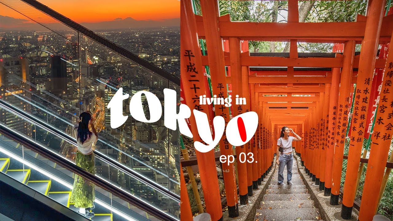 tokyo vlog 🇯🇵 | shibuya sky, roppongi xmas lights, victor's perm, yakiniku satobriand, shopping haul