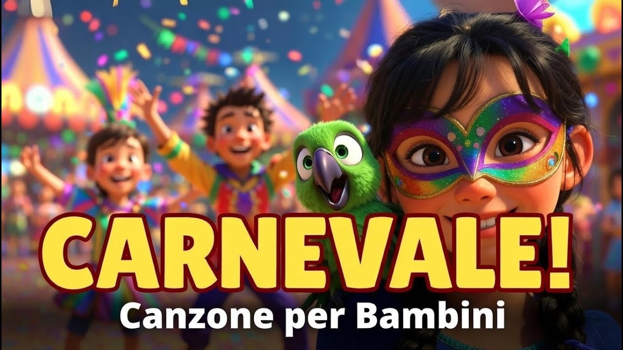 👉 Canzone di Carnevale per Bambini 🎭 Baby Dance Italiana | Balli e Musica Allegra