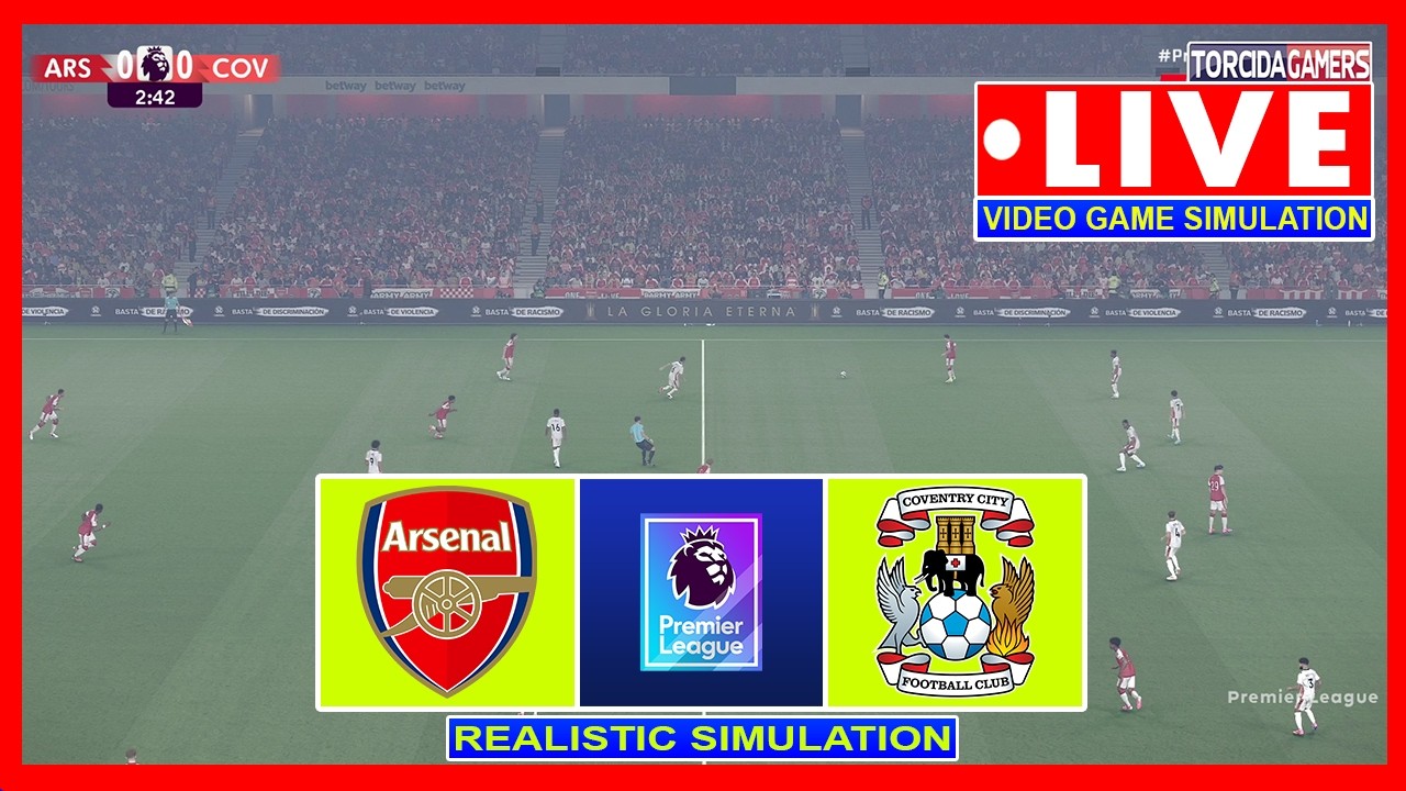 Arsenal vs Coventry City | Premier League 2026/2027 - Round 1 | Match Today Simulation