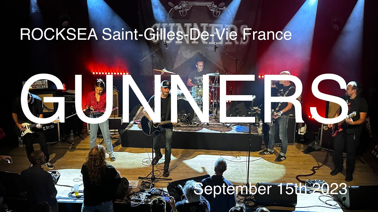 GUNNERS Full Live Concert 4K @ ROCKSEA Saint-GillesCroix-de-Vie France September 15th 2023