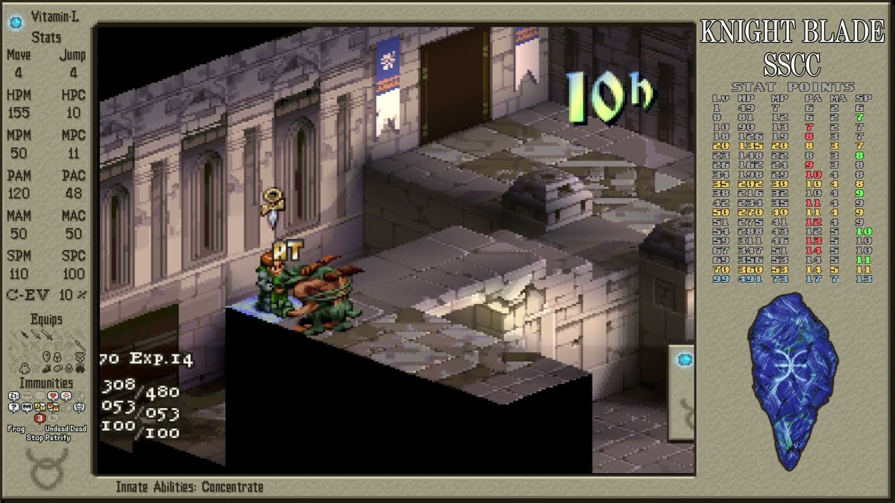[FFT] Knight Blade SSCC Pt.41 - Inside of Igros Castle