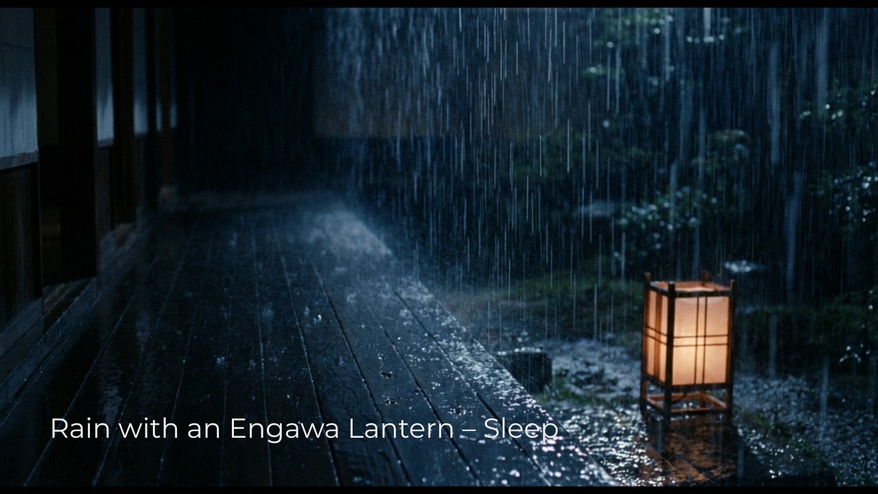 Rain with an Engawa Lantern – Sleep