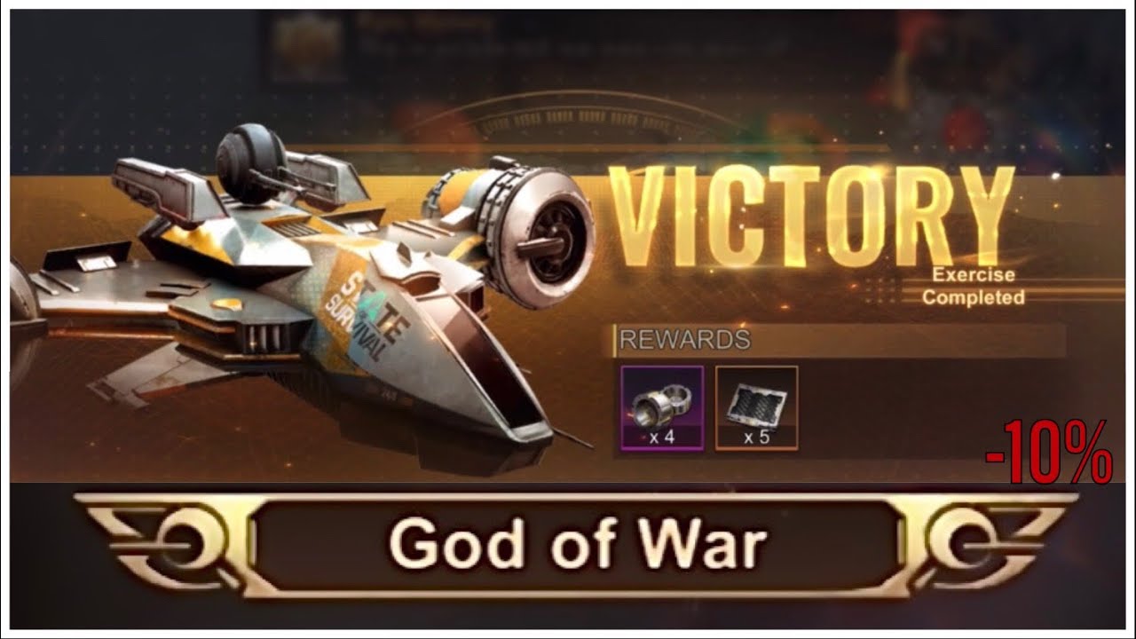 Aircraft Challenge | God of War - Level 200 (-10%) | State of Survival