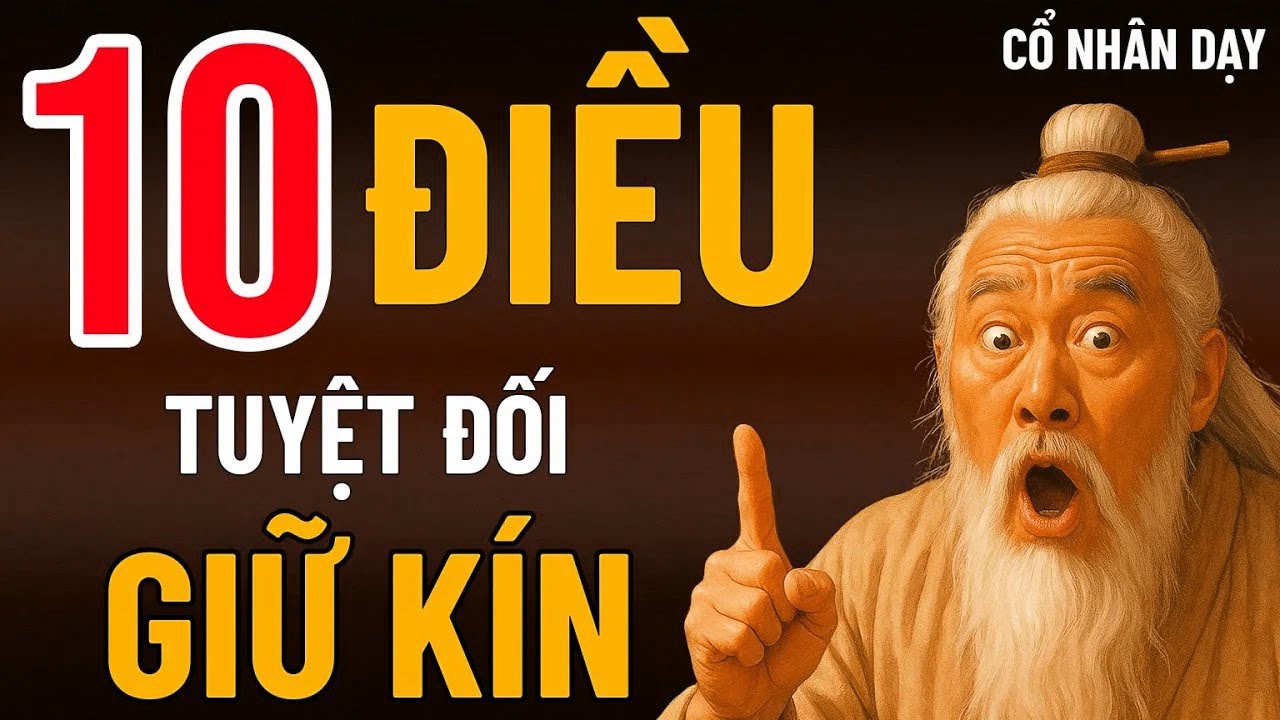 Cảnh Báo   10 Điều Cổ Nhân Dạy Tuyệt Đối Không Được Nói Ra