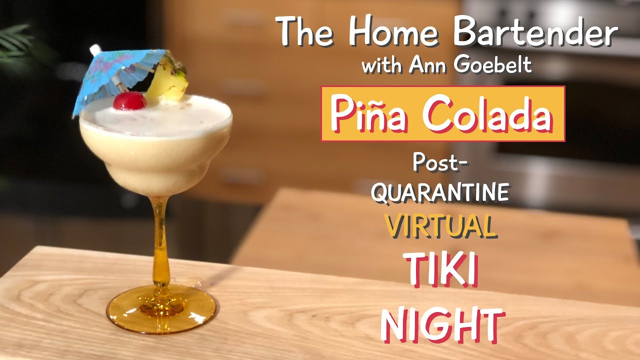 The Pina Colada- Tiki Cocktail Series