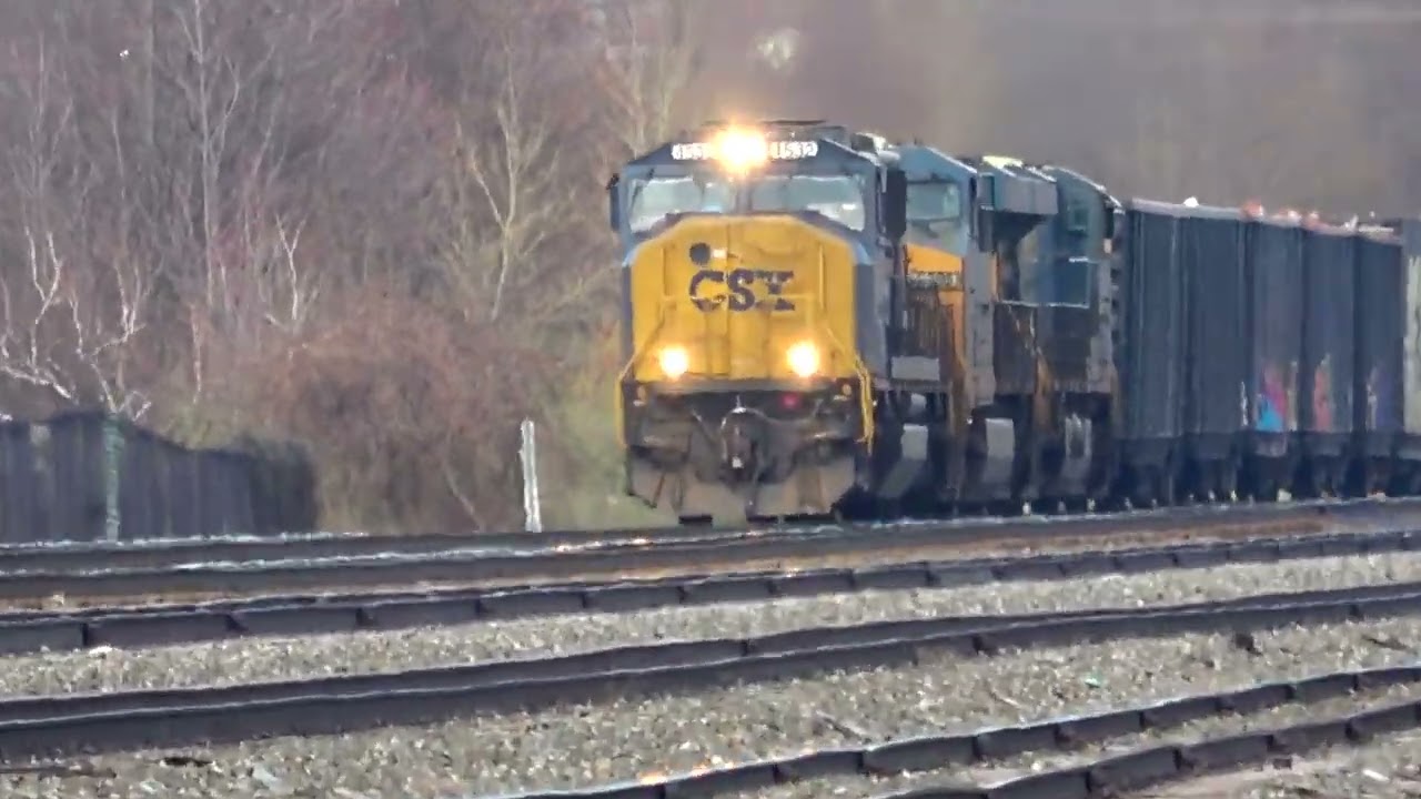 I Was Filming a Train And This Happened! Big Fast BNSF Train! CSX Train w DPU Alright + More Trains!