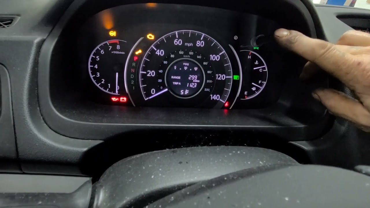 2013 Honda CRV - Oil Light Reset