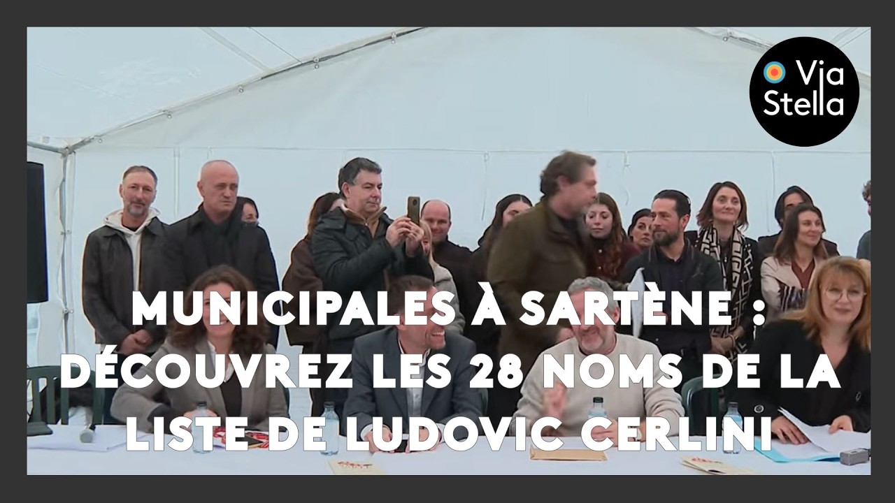 Municipales à Sartène : découvrez les 28 noms de la liste de Ludovic Cerlini