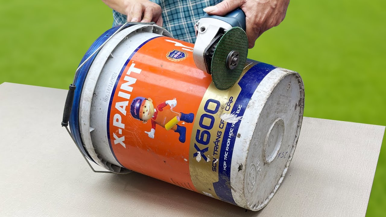 Миллионы людей были в шоке! Превратите старые банки из-под краски в полезные вещи всего за 5 минут!