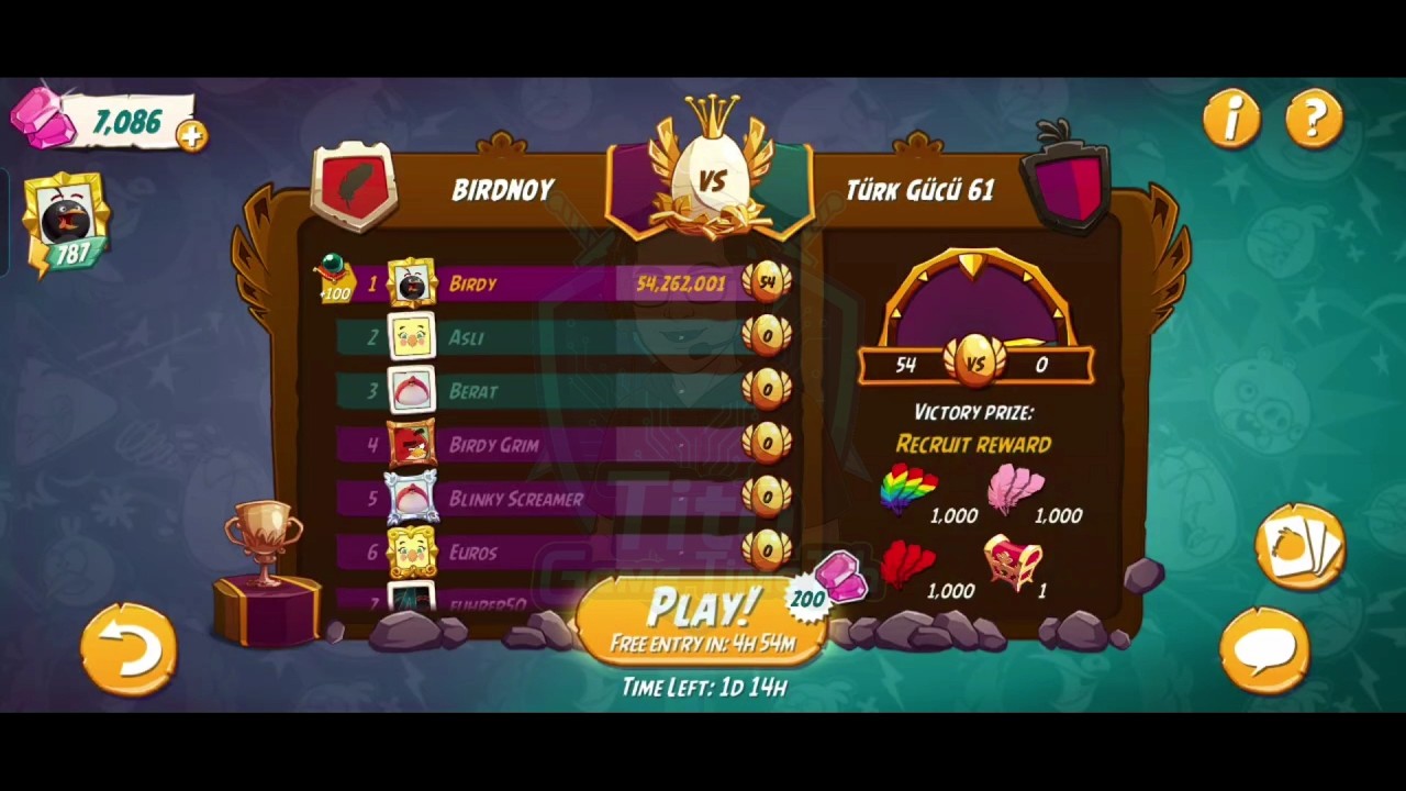 Angry Birds 2 | Clan Battle | 1-2 March 2026
