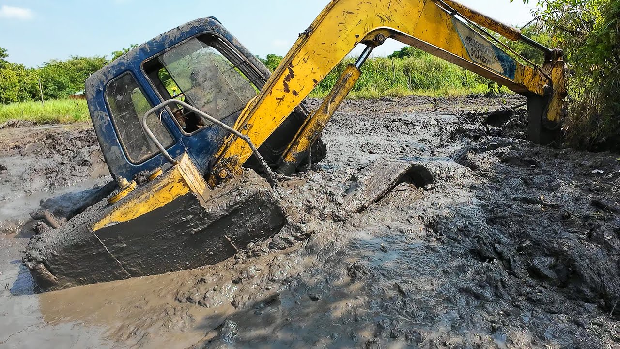 THẤT BẠI TOÀN TẬP! Máy Xúc Mắc Lầy Lún Đến Mức Không Thể Cứu Nổi – Cảnh Tượng Khó Tin #605