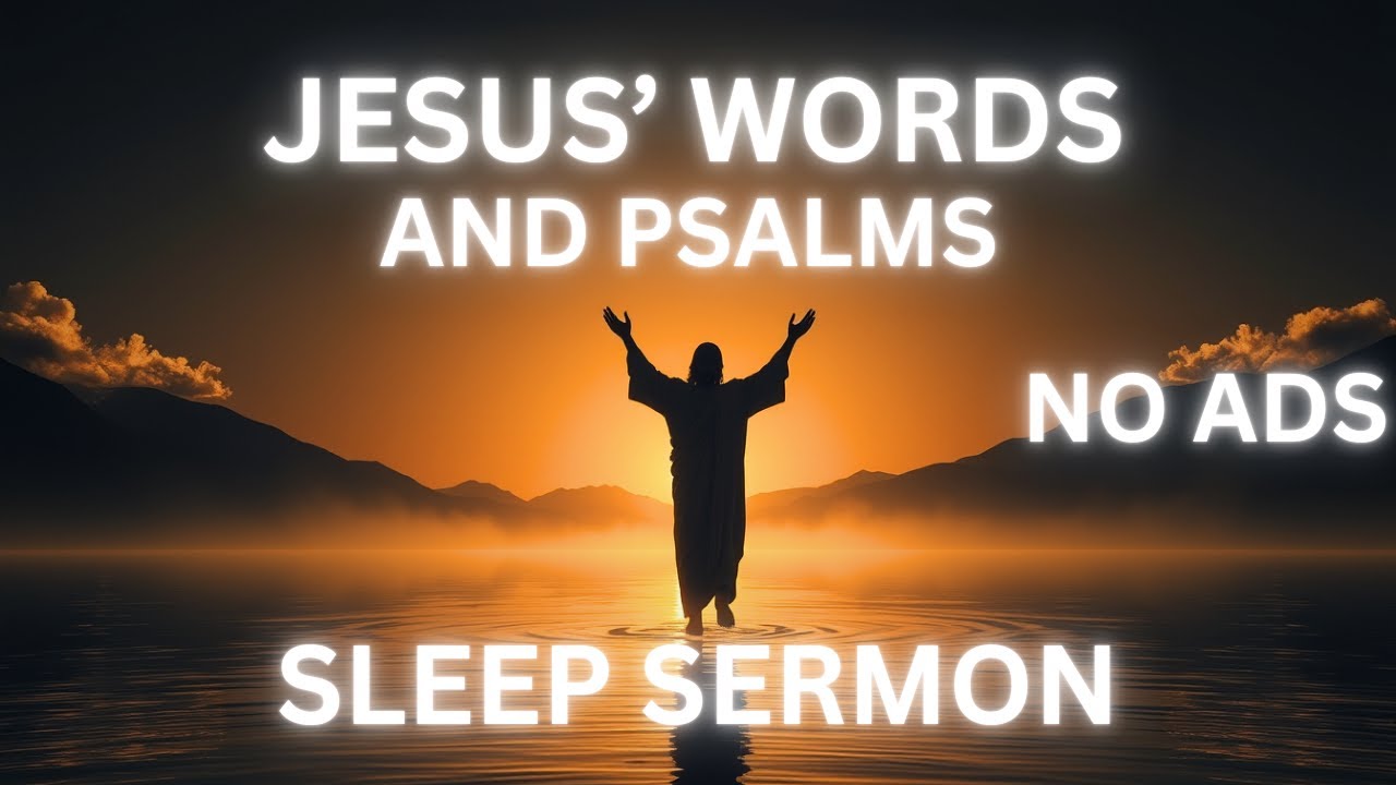 Sleep Sermon: Quiet Hearts at Rest: Humility in Jesus' Words and the Psalms + CALMING RAIN | NO ADS