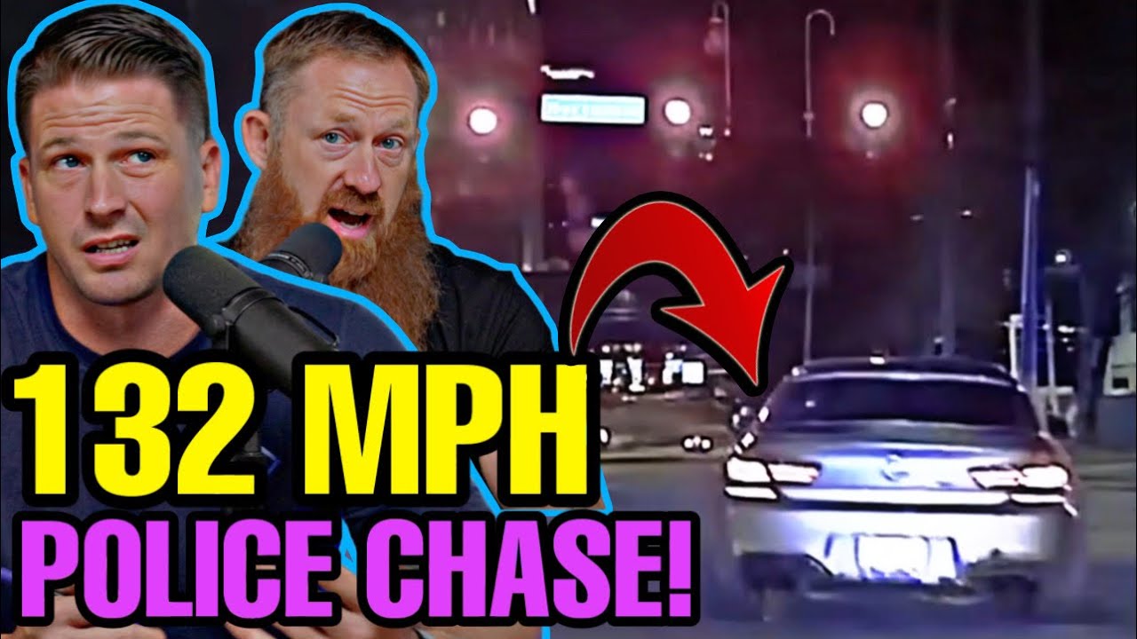 Cops React To WILD Police Chase Downtown (INSANE)