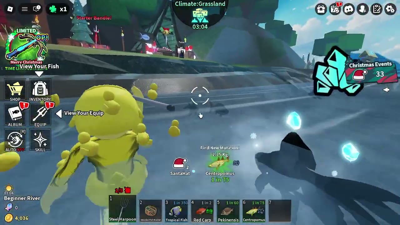 i play a game where i fish