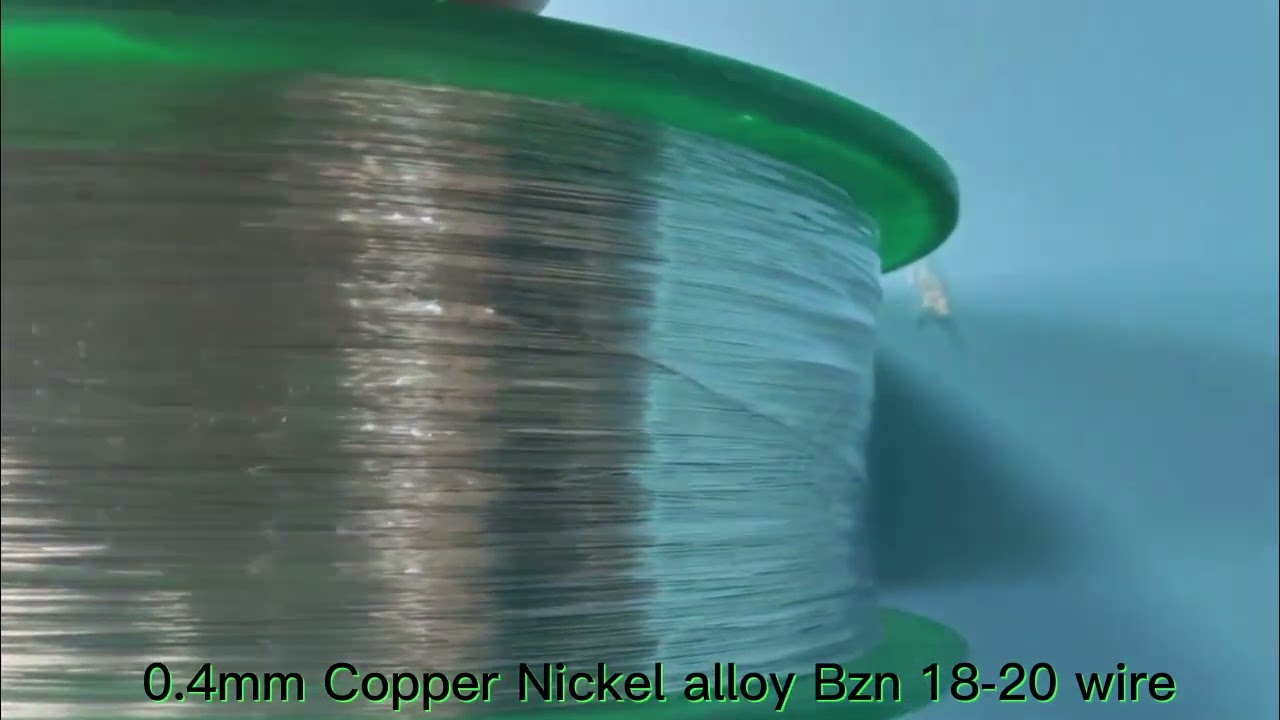 0.4mm Copper Nickel alloy wire Bzn 18-20 wire