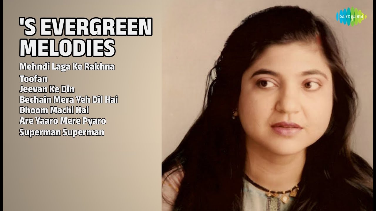 90s सुपरहिट गाने |  Alka Yagnik Songs | Mehndi Laga Ke Rakhna | Toofan | Jeevan Ke Din