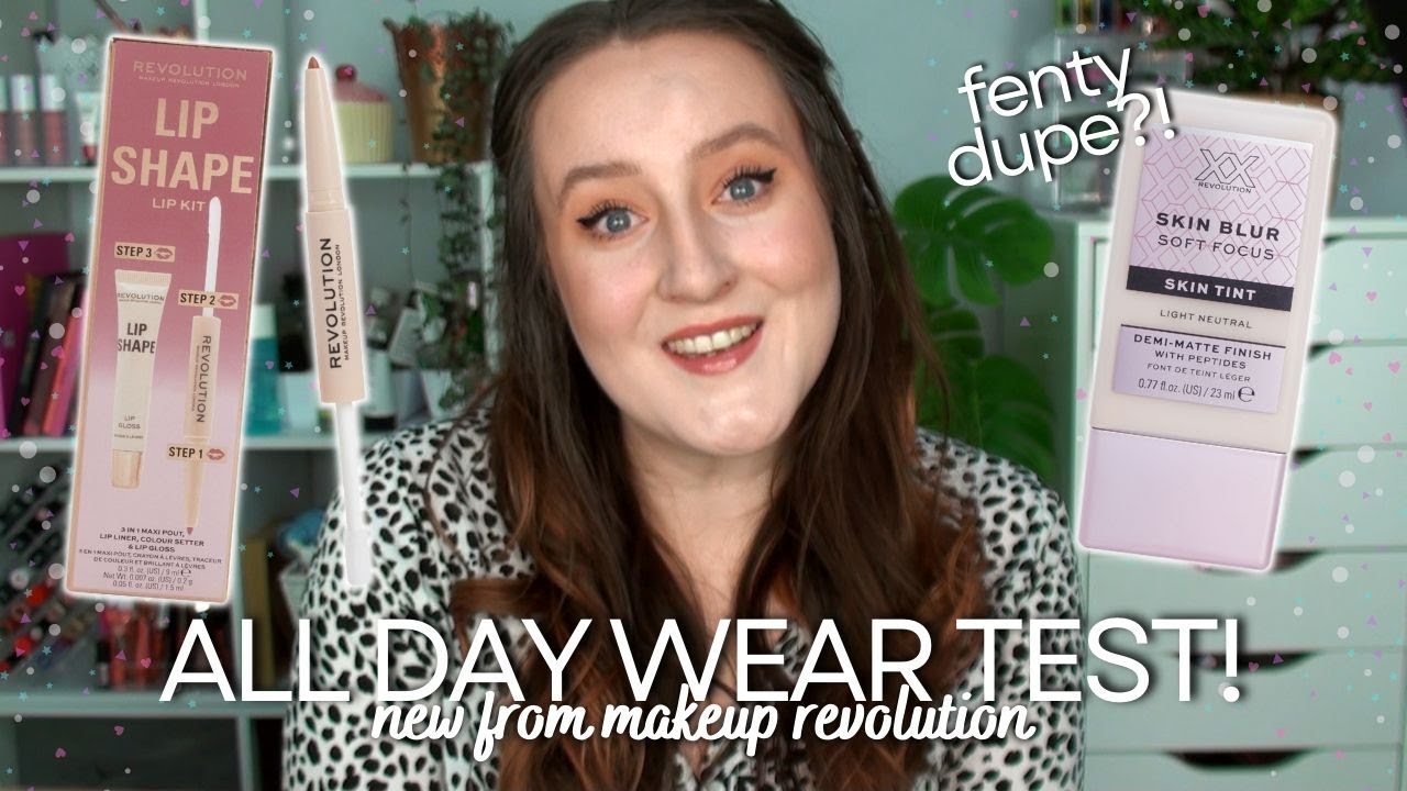*NEW* XX REVOLUTION SKIN BLUR REVIEW! Soft Focus Skin Tint Wear Test Try On Makeup Revolution