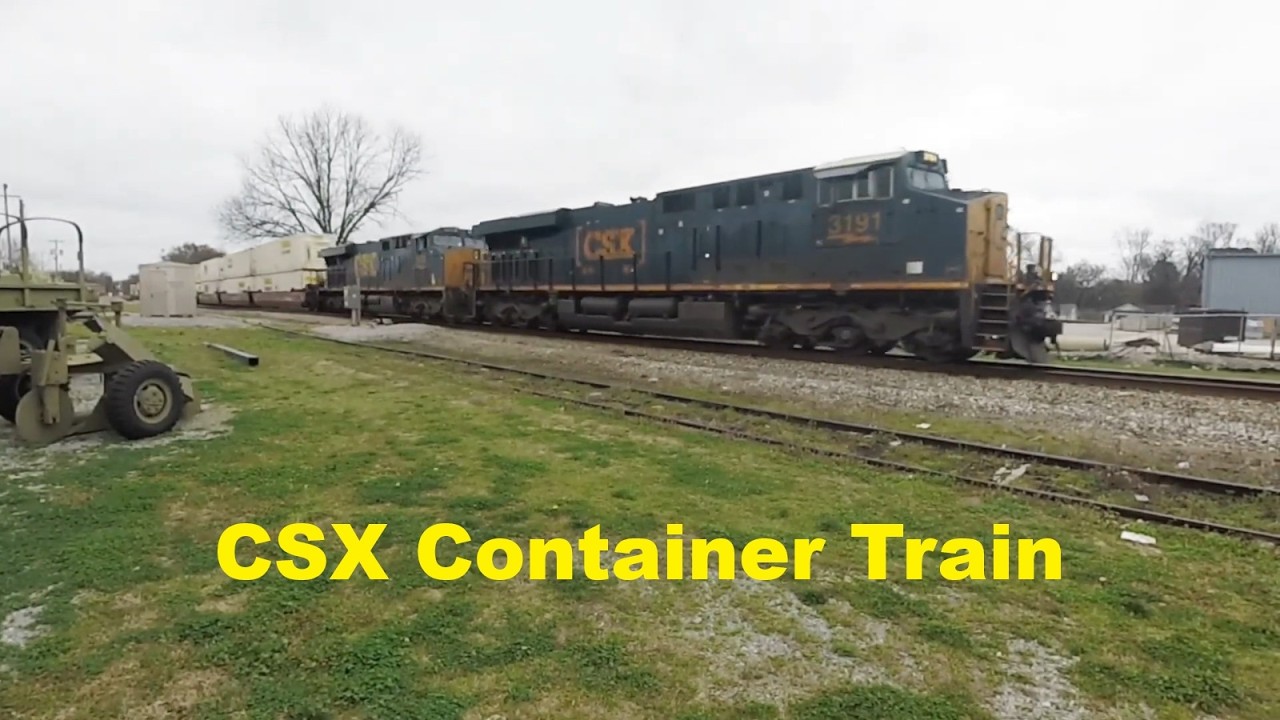 CSX Container Train in Athens - 3191, 840