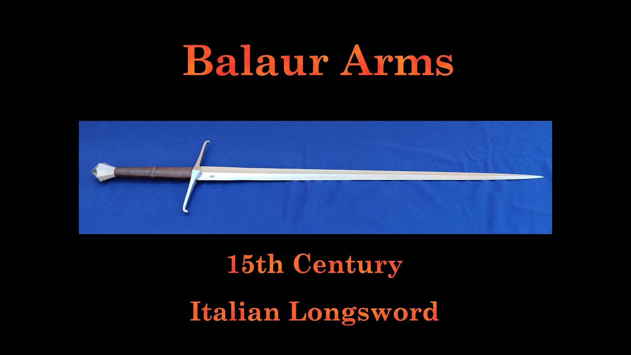 Обзор меча — Balaur Arms, итальянский длинный меч XV века