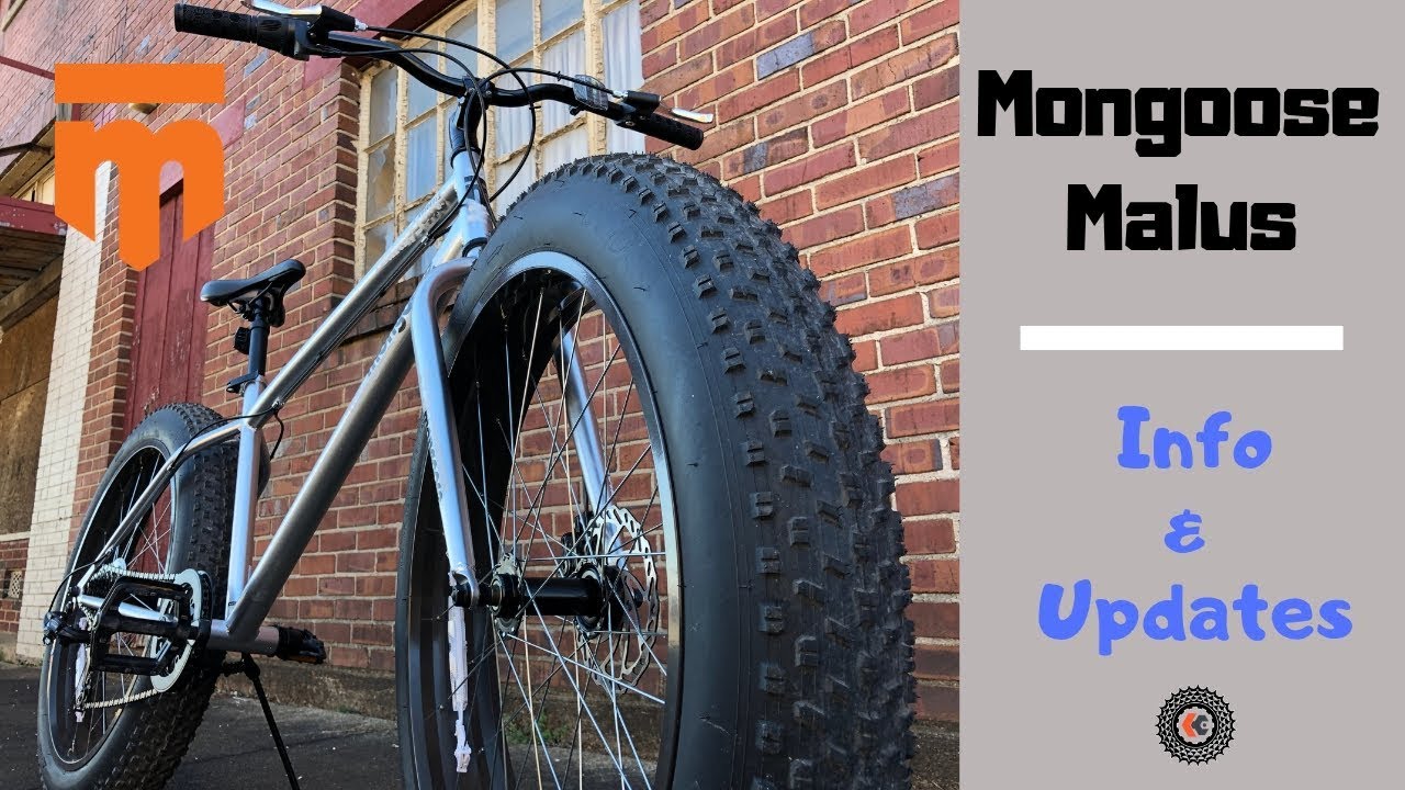 Mongoose Malus Updates and FAQ info - Fat Tire Bike