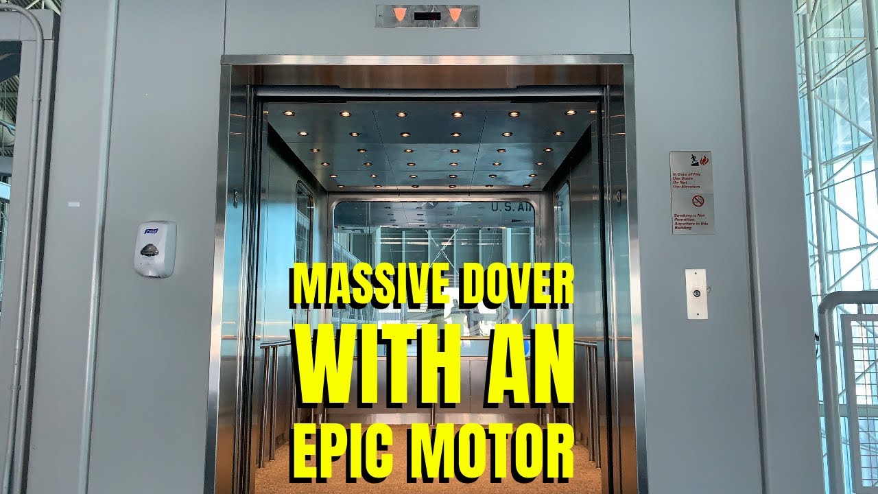 Massive Scenic Dover Hydraulic Elevator - Hampton Air and Space Center - Hampton, VA
