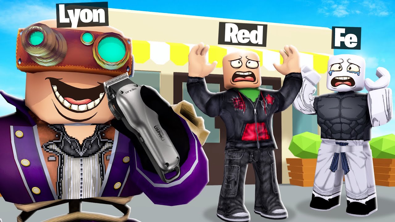 MEGA SALONE DI CAPELLI! MADE HO RESO TUTTI PELATI IN ROBLOX