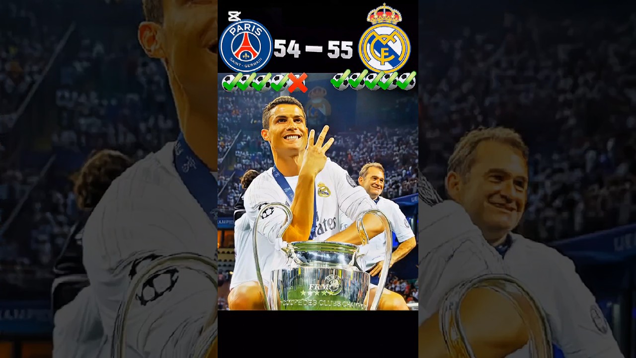 PSG vs. Real Madrid Imaginary Penalty Shootout #shorts