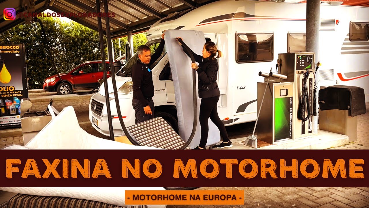 DIA DE FAXINA NO MOTORHOME || MOTORHOME PELA EUROPA