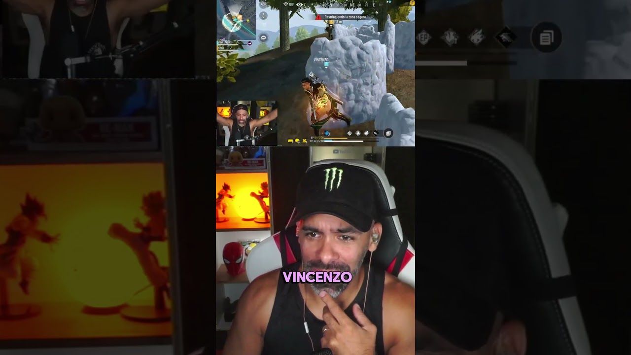 VINCENZO HACE BOOYAH EN LA DANO CUP #freefire #vincenzo #DANOCUP