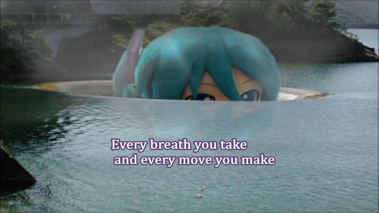 [Hatsune Miku & The Playloids] THE POLICE / Every Breath You Take [cover song] V4english